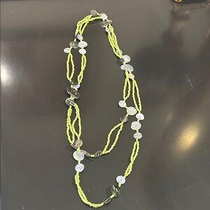 Chic Lime Beaded Necklace